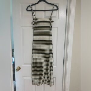 Women’s ribbed striped dress